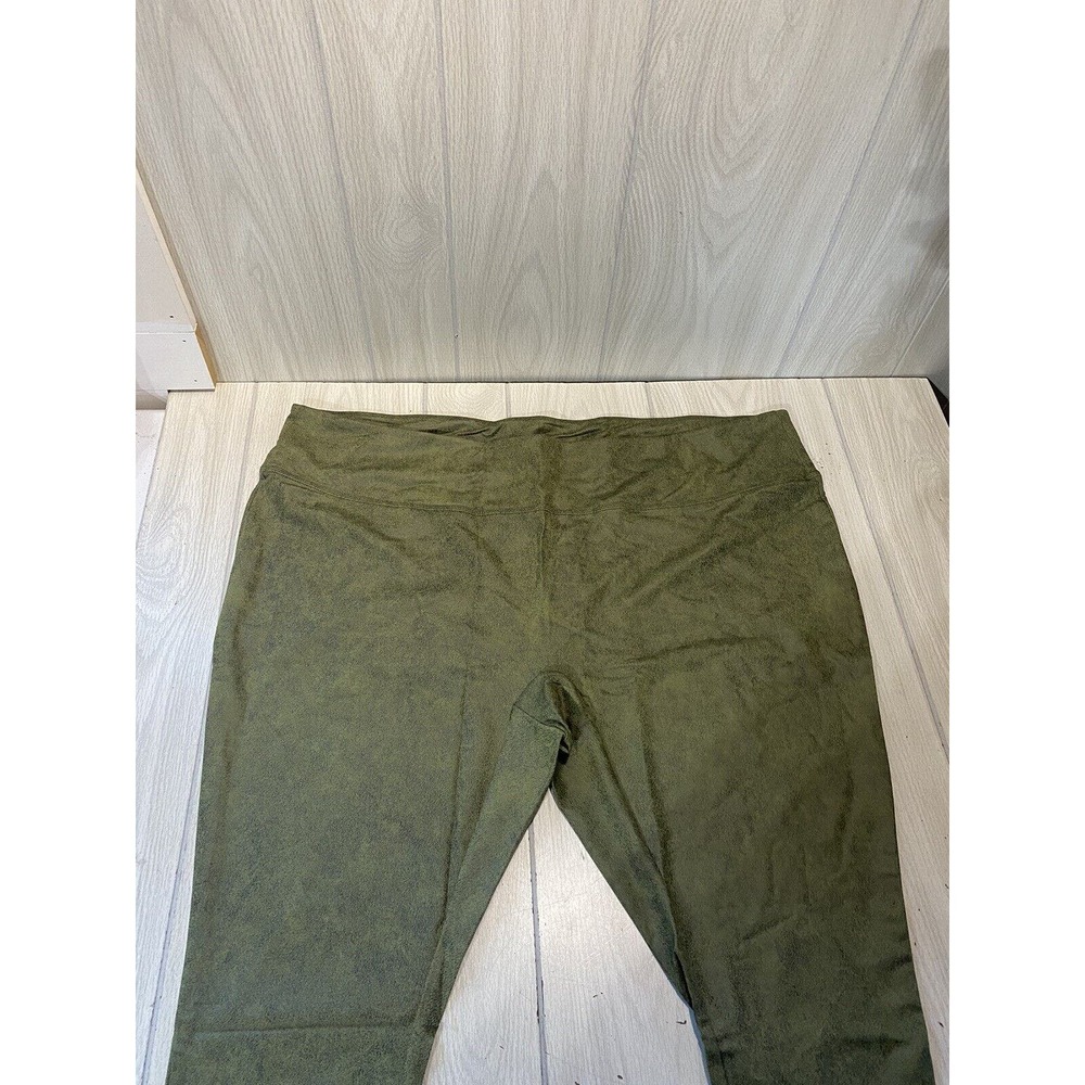 All Worthy Hunter McGrady Women's Plus Sz Pants 4X Green New